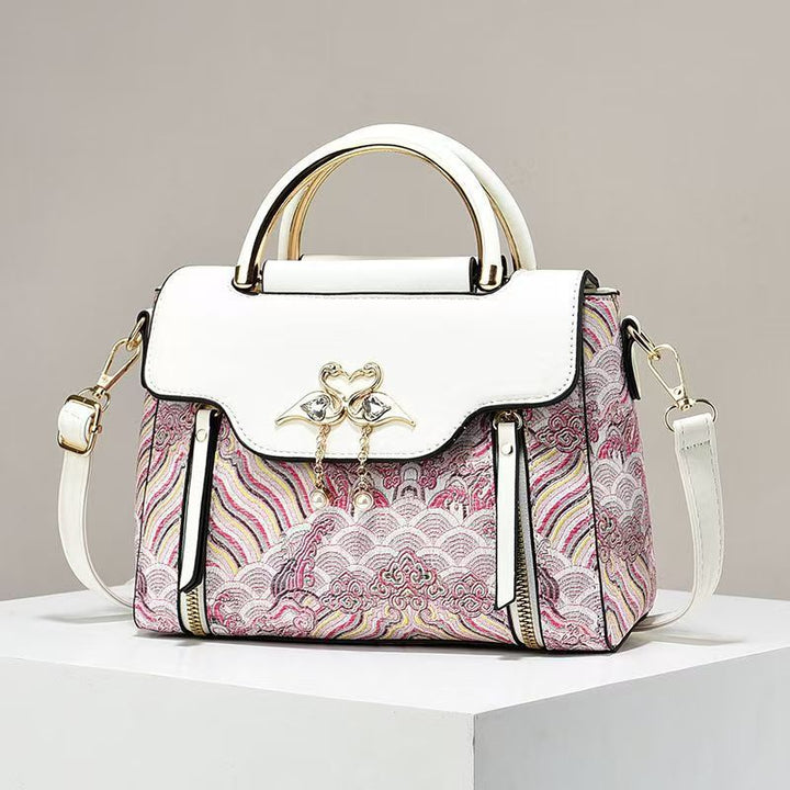 Damen stilvolle Handtasche mit verspieltem Design Nord Taschen