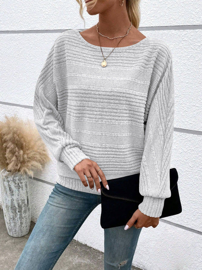 Damen Komfortabler Strickpullover Nord Taschen