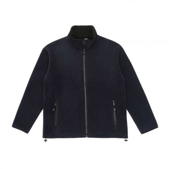 Herren Fleecejacke mit Stehkragen, windabweisendem Microfleece und Kordelzugsaum Nord Taschen