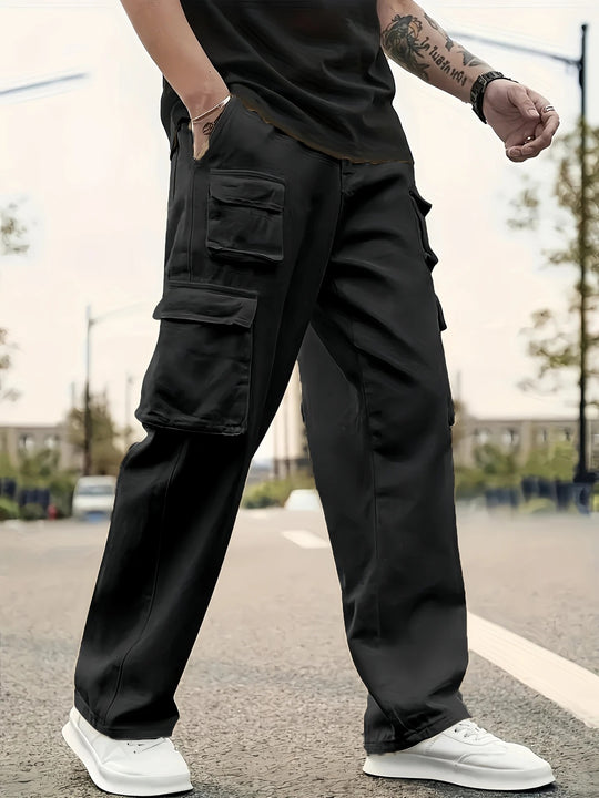 Herren Utility-Cargohose mit mehreren Klapp- und Reißverschlusstaschen Nord Taschen