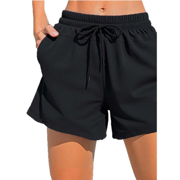 Damen Sportliche Badeshorts mit elastischem Bund und praktischen Taschen