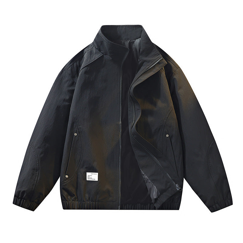 Herren Elegante Übergangsjacke mit hochschließendem Kragen und praktischen Taschen Nord Taschen