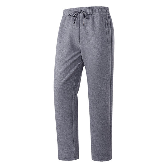 Herren Slim-Fit Freizeithose aus atmungsaktivem Funktionsfleece mit Kordelbund, Reißverschlusstaschen & Rippbündchen Nord Taschen