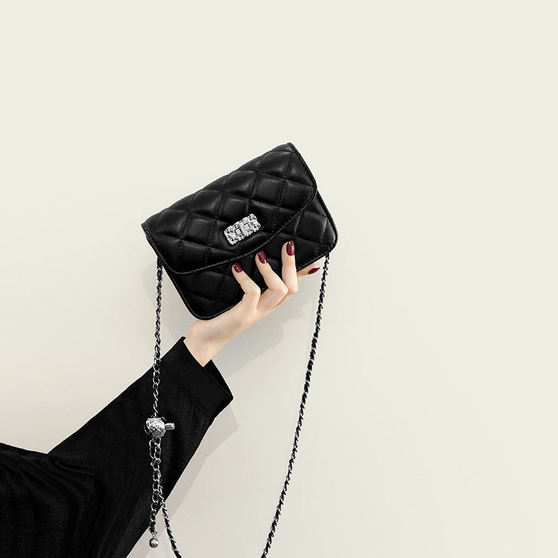 Damen Clutch-Tasche mit elegante Steppung und funkelndem Verschluss Nord Taschen