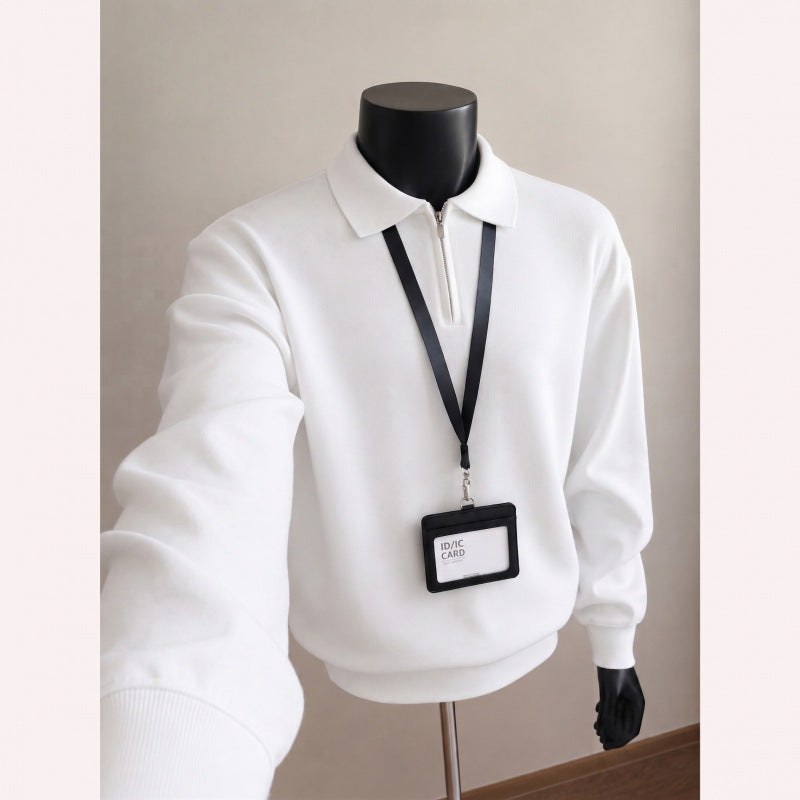 Herren Modischer Pullover mit Stehkragen Nord Taschen