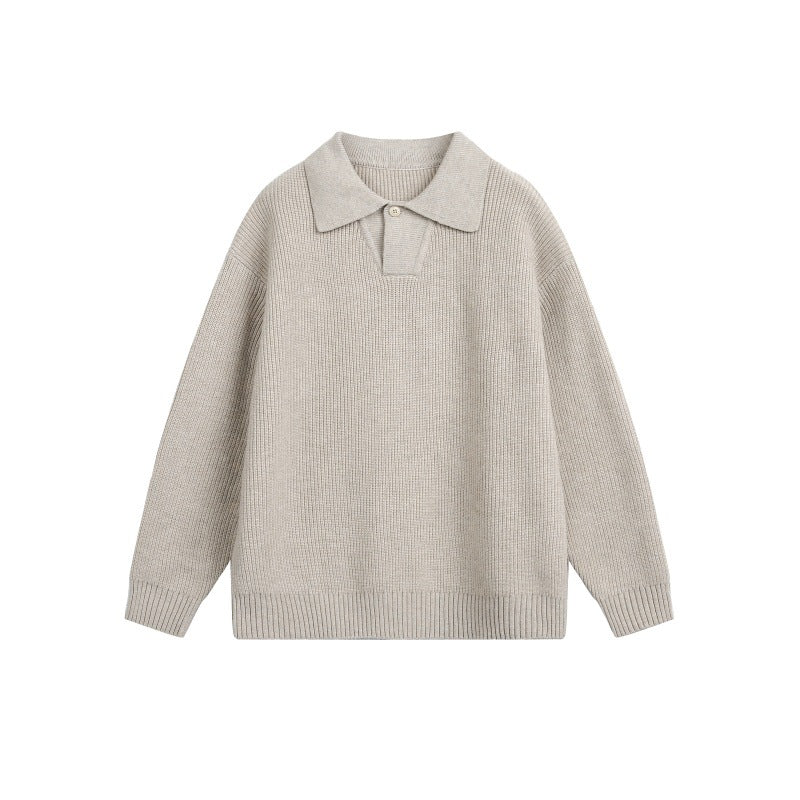 Damen Grobstrick-Polo mit Kentkragen und Oversize-Silhouette Nord Taschen