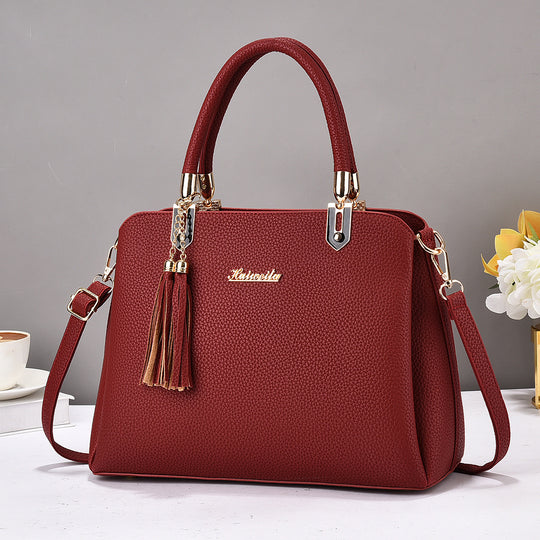 Damen hochwertige Handtasche im ansprechenden strukturierenden Design Nord Taschen