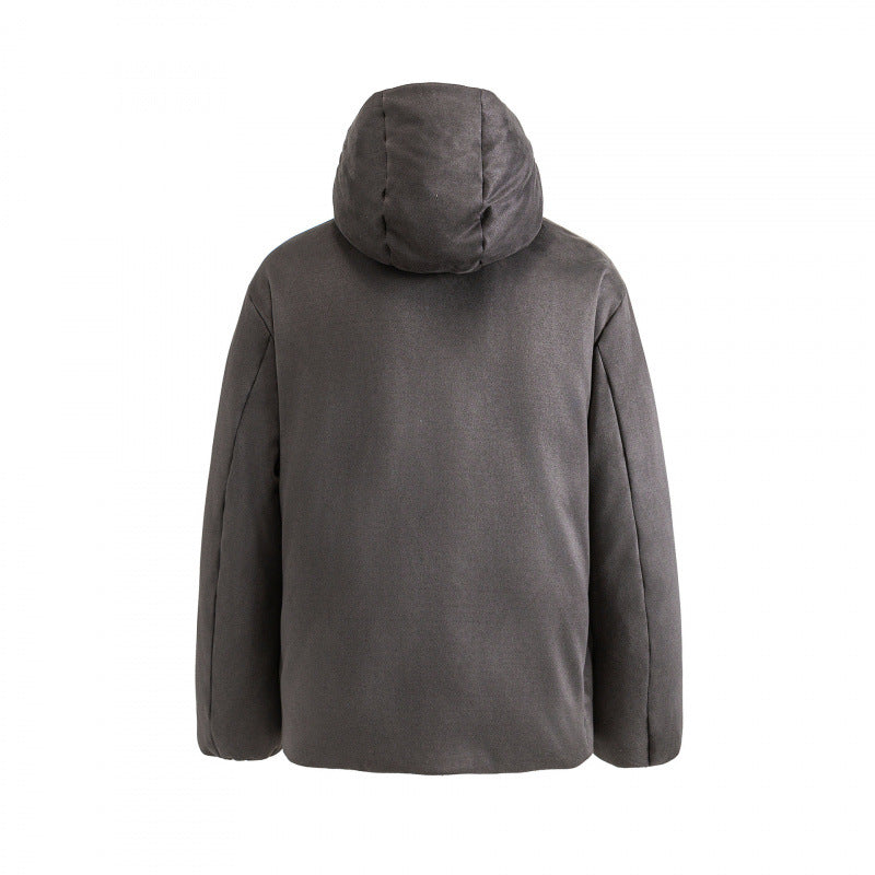 Unisex Wattierte Boxy‑Jacke mit hohem Stehkragen und Kapuze Nord Taschen