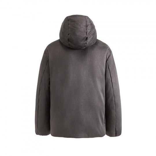 Unisex Wattierte Boxy‑Jacke mit hohem Stehkragen und Kapuze Nord Taschen