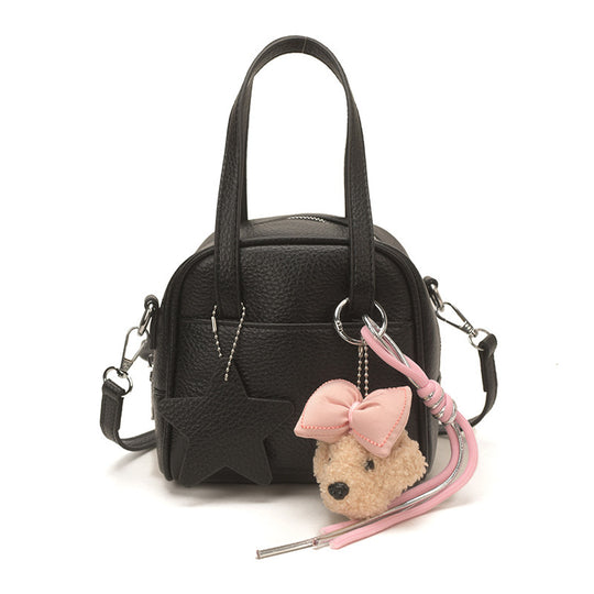 Damen Mini-Tasche mit dekorativem Anhänger Nord Taschen