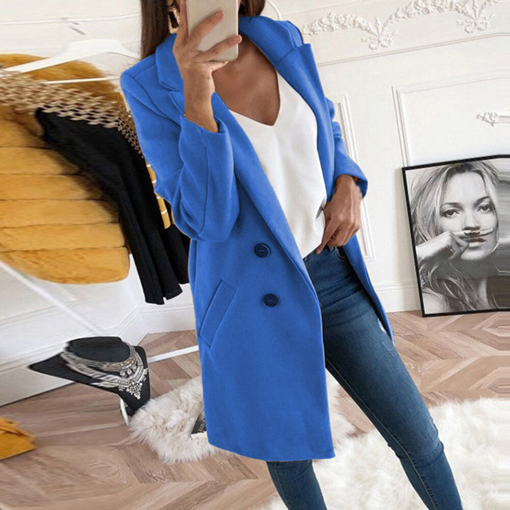 Damen Eleganter Oversize-Blazer Nord Taschen