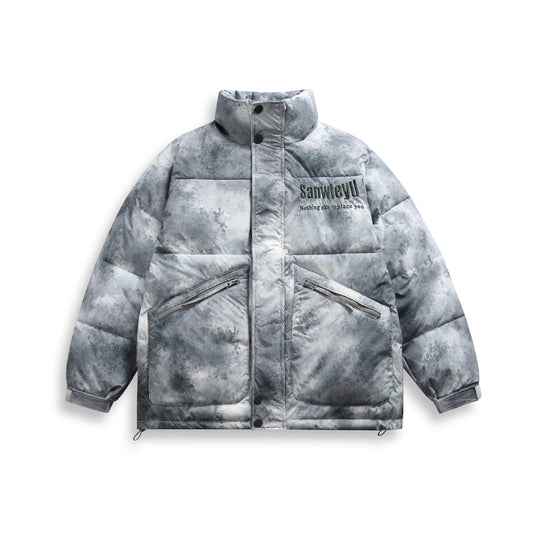 Unisex Kurz geschnittene wattierte Blousonjacke im Boxy‑Schnitt mit hohem Stehkragen und diagonalen Reißverschlusstaschen Nord Taschen