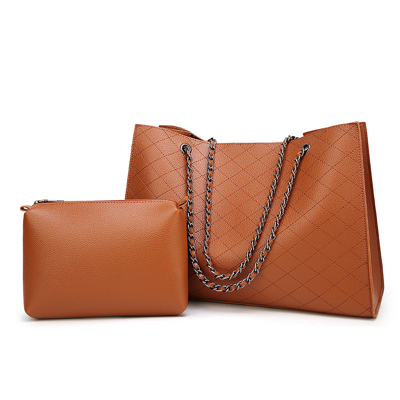 Damen Tote-Bag mit luxuriösem, strukturiertem Design und abnehmbarem Kosmetiktäschchen Nord Taschen
