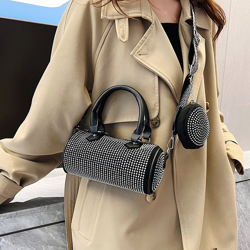 Damen elegante Umhängetasche mit Glitzerdetails Nord Taschen