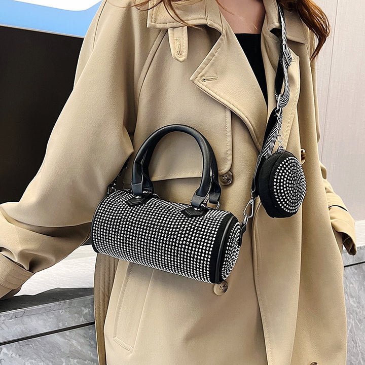 Damen elegante Umhängetasche mit Glitzerdetails Nord Taschen