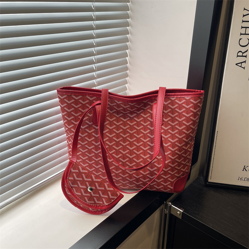 Damen Shopper-Tasche mit praktischer Innentasche und modernem Design Nord Taschen