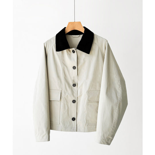Damen Trendige Übergangsjacke mit hohem Kragen Nord Taschen