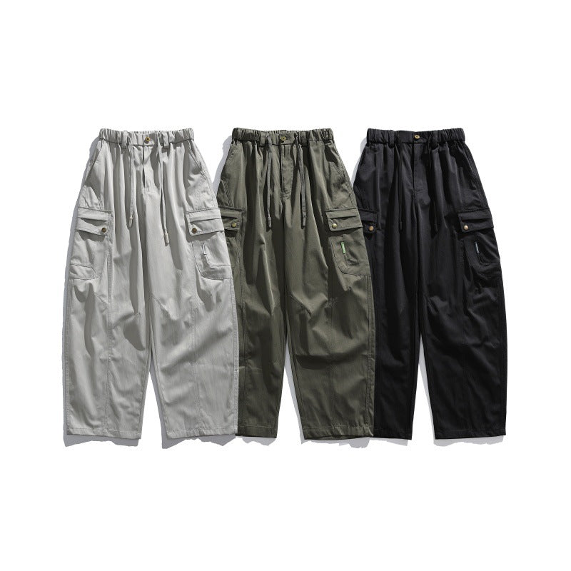 Herren Cargo-Hose mit elastischem Bund, Tunnelzug und multiplen Utility-Taschen Nord Taschen