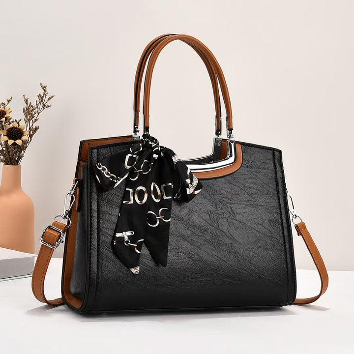 Damen Designer-Handtasche mit eleganter Zierde und abnehmbarem Schultergurt Nord Taschen