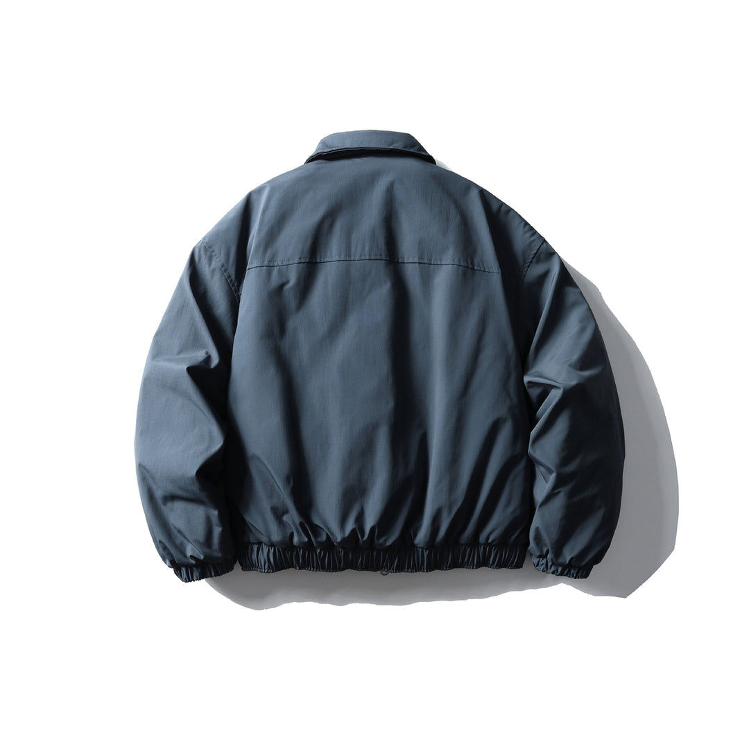 Herren Boxy-wattierter Field-Blouson mit Reißverschluss‑Brusttaschen und elastischem Saum Nord Taschen