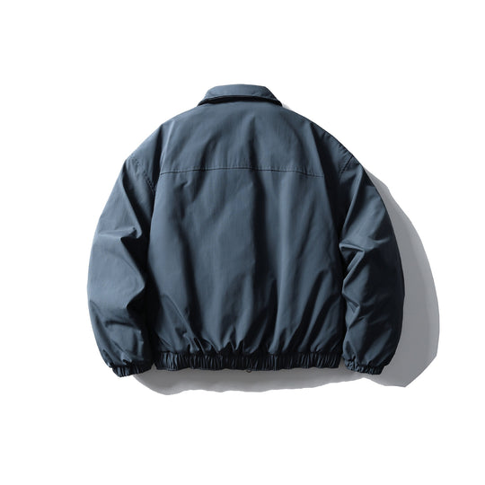 Herren Boxy-wattierter Field-Blouson mit Reißverschluss‑Brusttaschen und elastischem Saum Nord Taschen