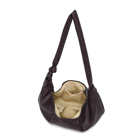 Damen Hobo-Tasche mit kreativer Faltentechnik und dekorativen Details Nord Taschen