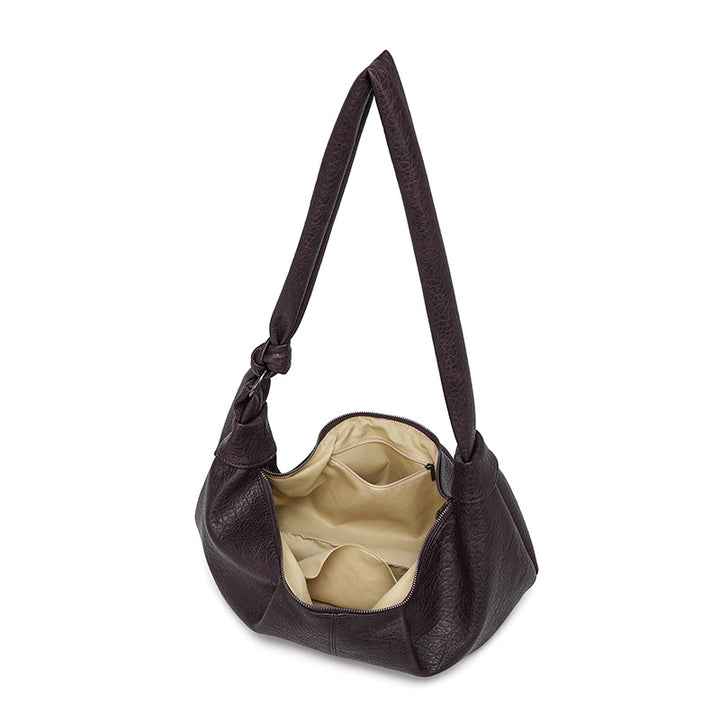 Damen Hobo-Tasche mit kreativer Faltentechnik und dekorativen Details Nord Taschen