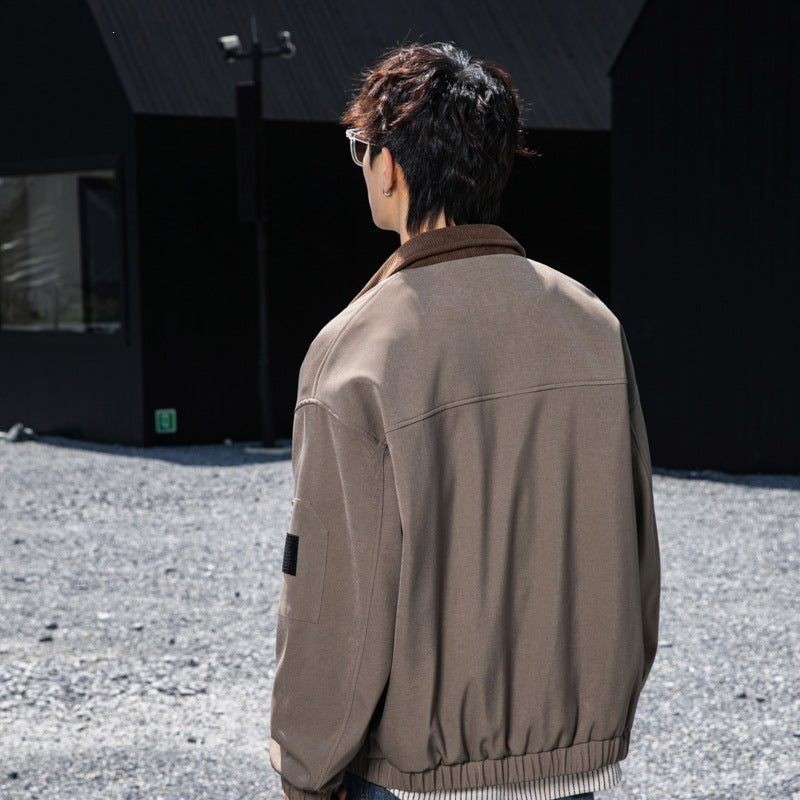 Damen Oversize Utility-Jacke mit Fleece‑Kragen & Multifunktions‑Taschen Nord Taschen