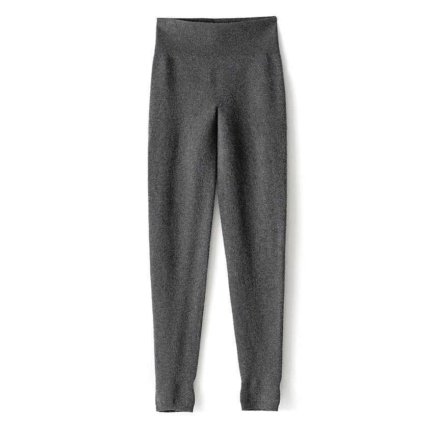 Damen Figurformende Hochtaillen Strickleggings mit Thermofinish Nord Taschen