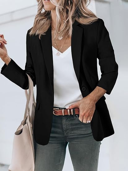Damen Modischer Blazer mit elegantem Schnitt Nord Taschen