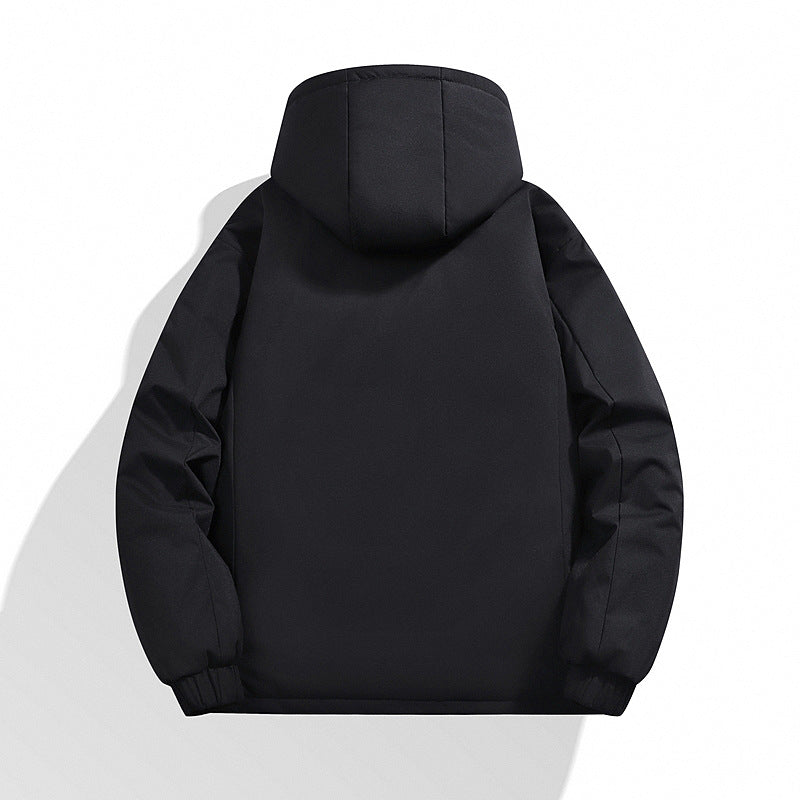 Herren Wattierte Kapuzen‑Winterjacke mit wasserabweisender Membran und verschweißter Brusttasche Nord Taschen