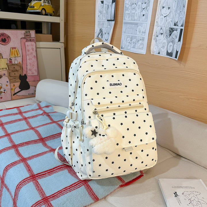 Damen Rucksack mit vielseitigen Aufbewahrungsmöglichkeiten und modischem Sternenmuster Nord Taschen