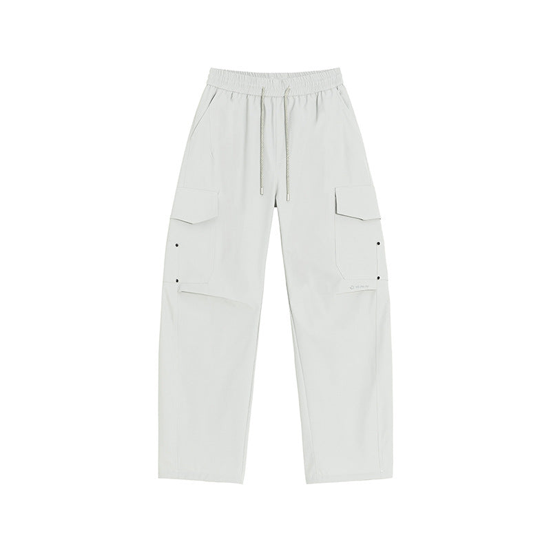 Herren Cargo-Freizeithose mit elastischem Bund, Kordelzug & aufgesetzten Klappentaschen Nord Taschen