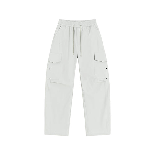 Herren Cargo-Freizeithose mit elastischem Bund, Kordelzug & aufgesetzten Klappentaschen Nord Taschen