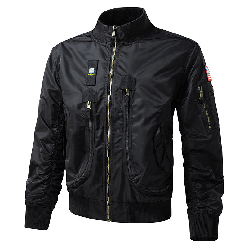 Herren Winddichte und Warme Outdoor-Jacke Nord Taschen