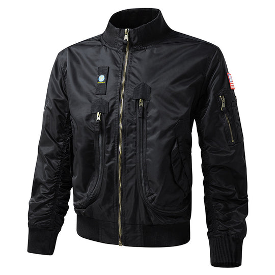 Herren Winddichte und Warme Outdoor-Jacke Nord Taschen
