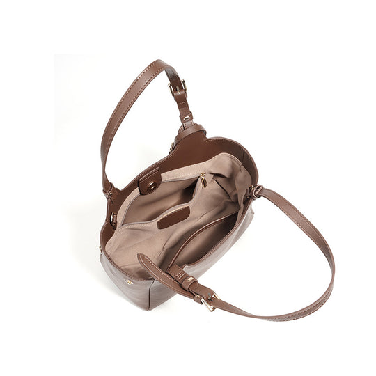 Damen Hobo-Tasche aus hochwertigem Leder mit abnehmbarem Mini-Portemonnaie Nord Taschen
