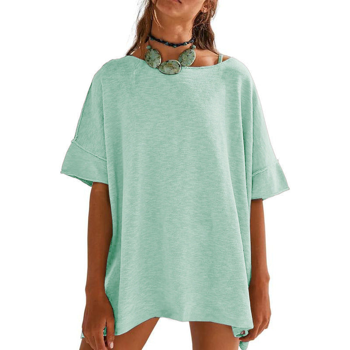 Damen Oversized Relaxed Fit T-Shirt