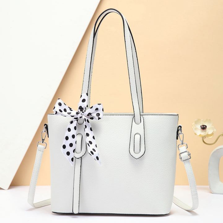 Damen Handtasche mit stilvollem Design und abnehmbarem Schal Nord Taschen