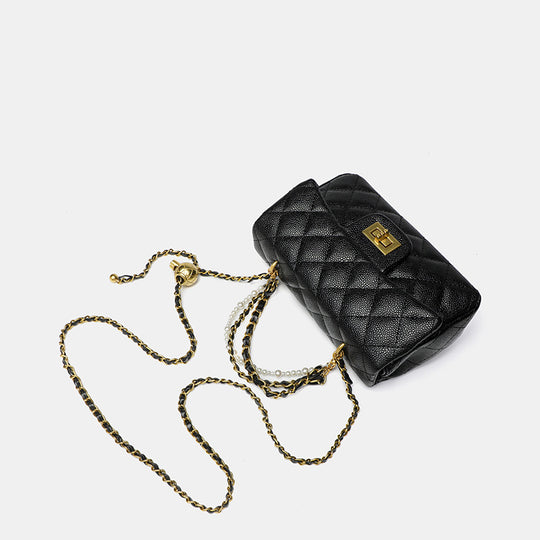 Damen Clutch-Tasche mit luxuriösem Kettenverzierung und bequemen Tragegriffen Nord Taschen
