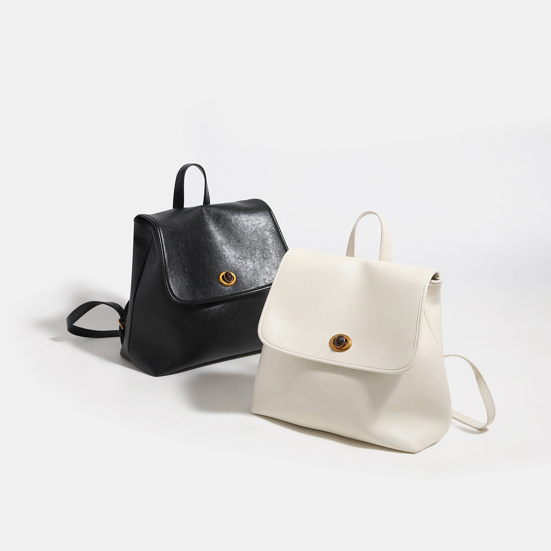 Damen Rucksacktasche mit elegantem Druckknopf und verstellbaren Schulterriemen Nord Taschen