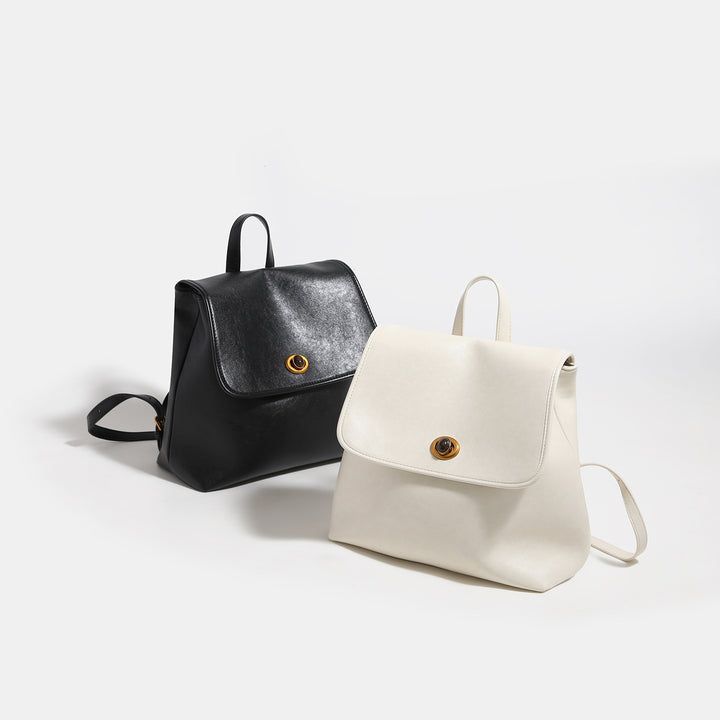 Damen Rucksacktasche mit elegantem Druckknopf und verstellbaren Schulterriemen Nord Taschen