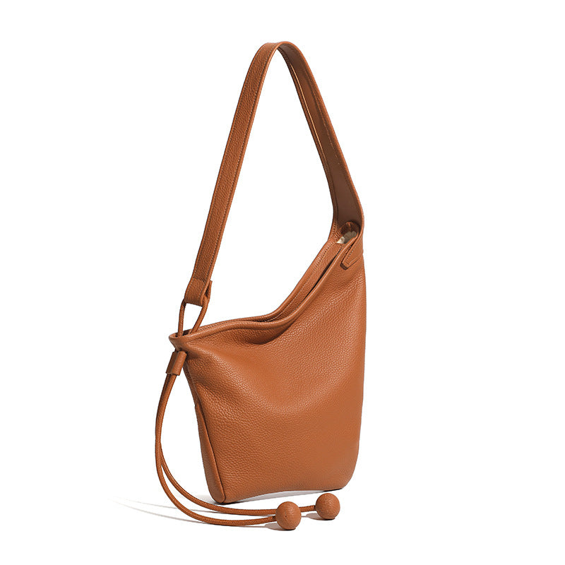 Damen Umhängetasche mit minimalistischer Form und praktischem Zugverschluss Nord Taschen