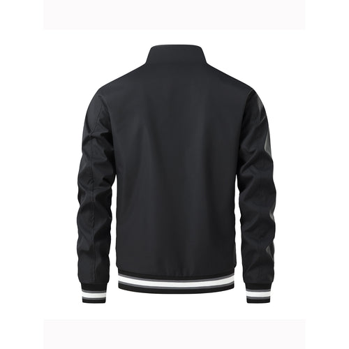 Herren Sportliche Leichte Übergangsjacke mit hohem Kragen Nord Taschen