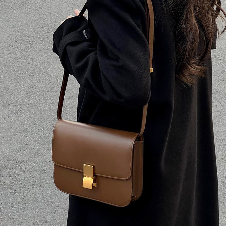 Damen Designer Crossbody Tasche mit stilvollem Klappverschluss Nord Taschen