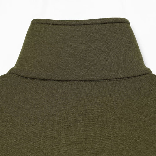 Damen Cropped Sweatjacke mit hohem Funnelkragen, durchgehendem Reißverschluss und tailliertem Saum Nord Taschen