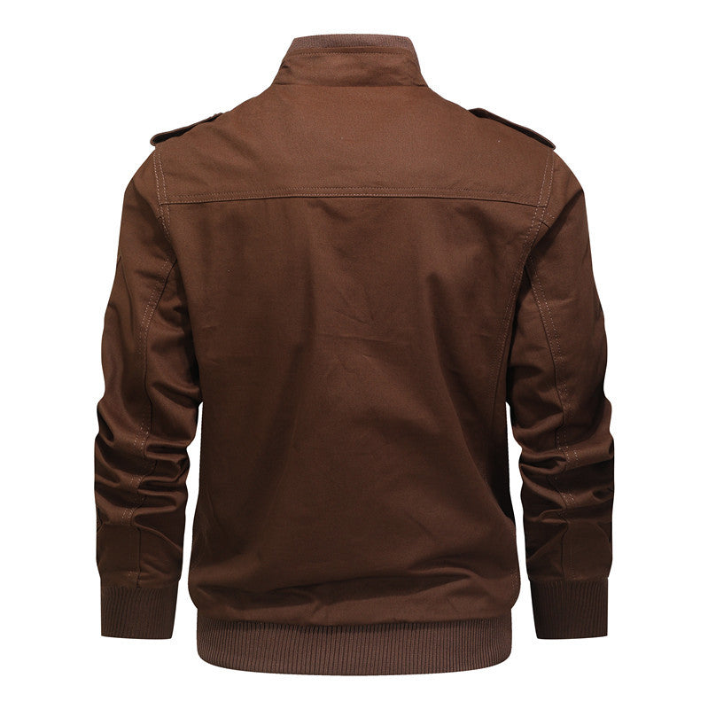 Herren Utility-Fieldjacke mit Stehkragen und Mehrfachtaschen Nord Taschen