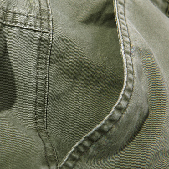 Herren Robuste Cargo-Arbeitshose mit Mehrfach‑Taschen, Kniefalten und Relaxed‑Fit Nord Taschen