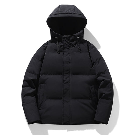 Herren Wattierte Kapuzen-Übergangsjacke mit Thermofüllung und hohem Stehkragen Nord Taschen
