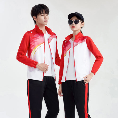 Unisex Performance-Trainingsanzug im Team-Look mit Stehkragen Nord Taschen